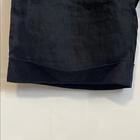 EQUIPMENT Kalil Linen Cropped Culotte Pants Folded Hem, Size 6 - Picture 7 of 16